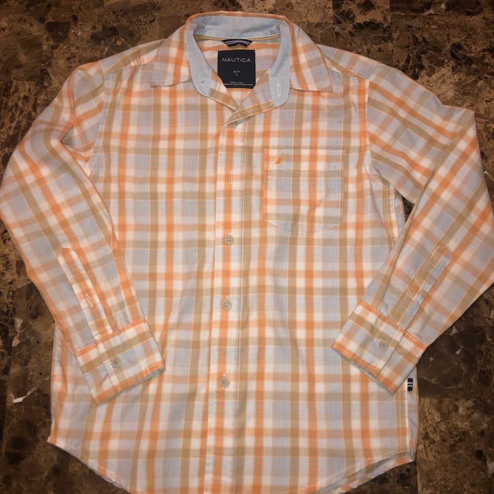 Boys Nautica long sleeve shirt